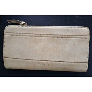 Relic Women's M Cream Clutch Wallet